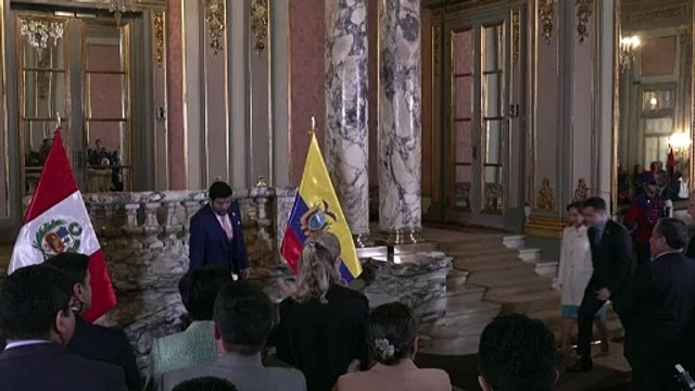 Presidentes de Perú y Ecuador acuerdan reforzar lucha contra crimen organizado y narcotráfico