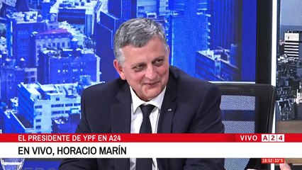 📣 HORACIO MARÍN, PRESIDENTE DE YPF: "MILEI NOS LA HACE BASTANTE FÁCIL EN EL EXTERIOR"