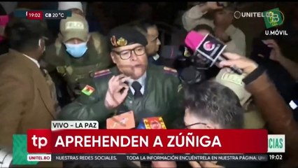 Policía detiene a general sublevado tras intento de golpe en Bolivia