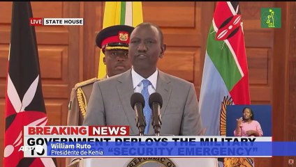 Presidente de Kenia promete reprimir la "anarquía" tras protestas mortíferas