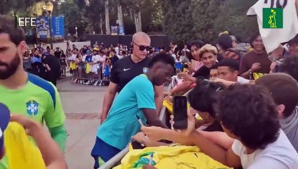 La 'Viniciusmanía' se desata en Los Ángeles previo al debut de Brasil en la Copa América