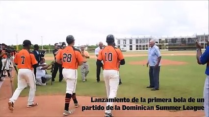 Gigantes de San Francisco inauguró este martes su nueva academia de béisbol en Boca Chica