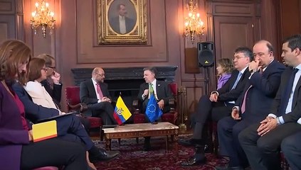 UE apoya paz en Colombia y ve peligro en democracia de Venezuela