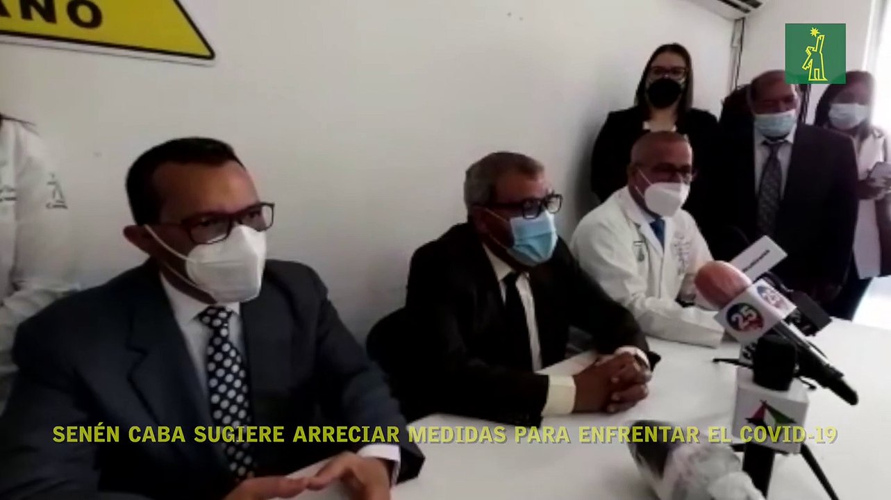 Senén Caba sugiere arreciar medidas para enfrentar el COVID-19