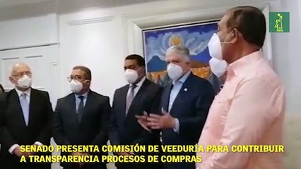 Senado presenta comisión de veeduría para contribuir a transparencia procesos de compras.