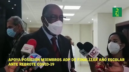 Valentín Medrano, senador peledeista apoya posición miembros ADP de finalizar año escolar ante rebrote covid-19
