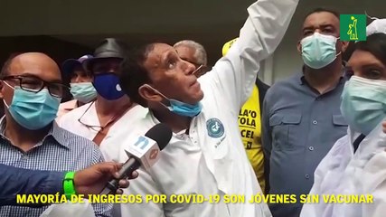 Cruz Jiminián: mayoría de ingresos por COVID-19 son jóvenes sin vacunar.