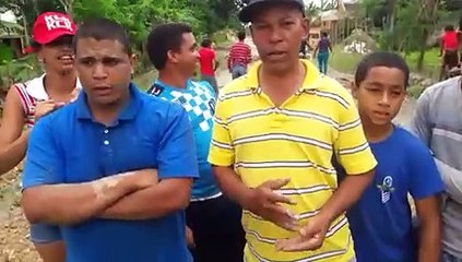 Protesta en El Distrot Municipal Sabaneta De Las Palomas