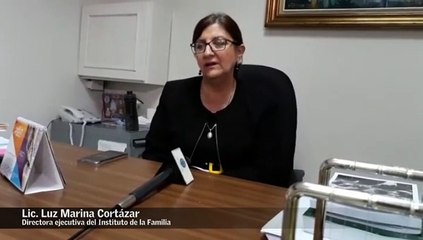 Entrevista a la Lic. Luz Marina Cortázar, directora ejecutiva del Instituto de la Familia