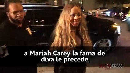Sacan a Mariah Carey de película por diva