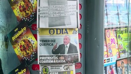 Fiscalía acusar a Temer de intento de obstrucción a la justicia