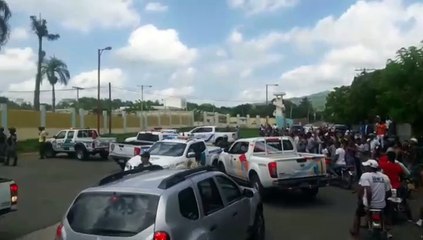 Llegada de Ángel Rondón a la cárcel de Najayo