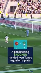 Toney won't score many easier after goalkeeping SHOCKER