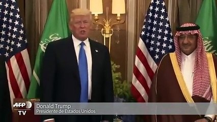 Trump firma megacontrato de armas con Arabia Saudí
