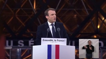Macron celebra triunfo en Francia y llama a la unidad