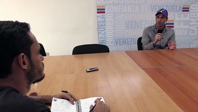 Capriles: “Si fuéramos violentos ya hubiésemos tumbado a Maduro