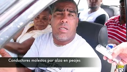 Conductores Molestos con Alza de Peajes