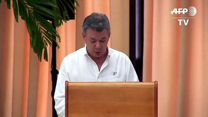 Santos: “hoy es un día histórico” para Colombia