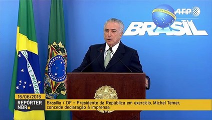 Temer califica acusación en su contra de “mentirosa y criminal”