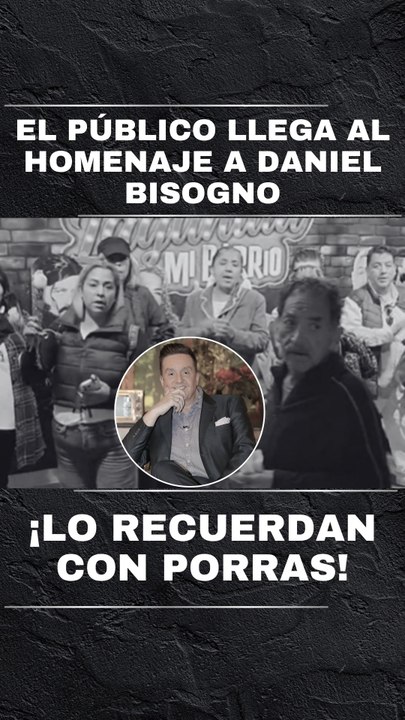 Daniel Bisogno: lo despiden entre aplausos