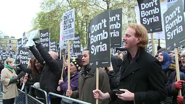 Londinenses rechazan intervención militar en Siria