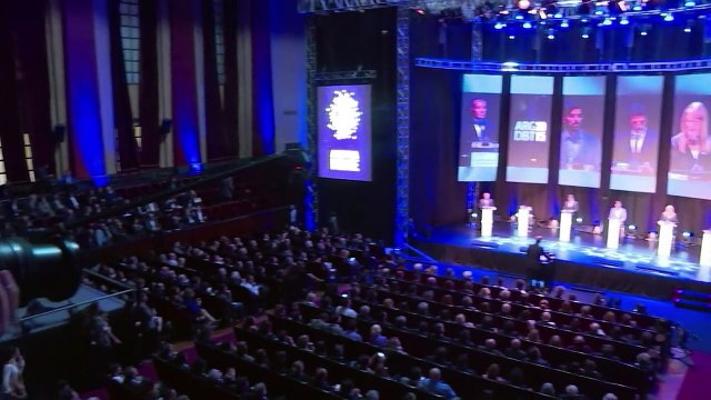 Scioli ausente en primer debate presidencial en Argentina.mp4