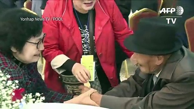 Emotivo reencuentro de familias coreanas tras más de 60 años