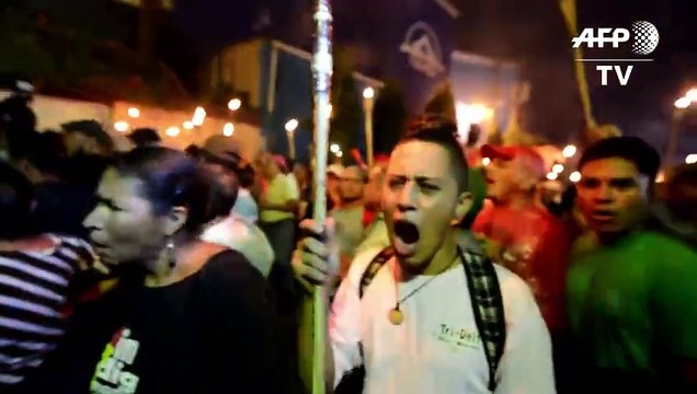 Hondureños marchan contra la corrupción