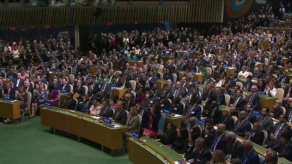 El papa habla ante Naciones Unidas