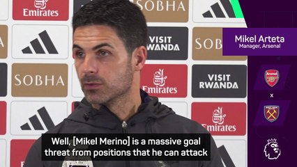 'He's a massive goal threat' - Arteta praises makeshift striker Merino