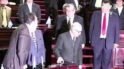 Alejandro Maldonado Aguirre jura como nuevo presidente de Guatemala