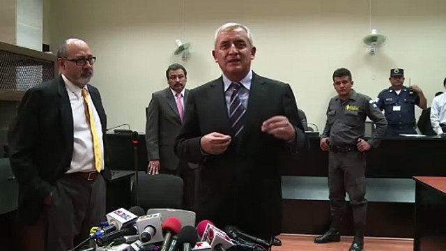 Tres meses de prisión preventiva para Otto Pérez