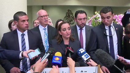 Canciller mexicana visita sobrevivientes en Egipto