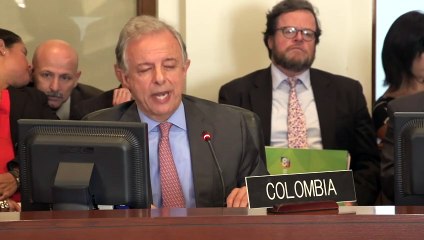 Colombia y Venezuela luchan en la OEA