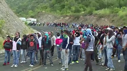 Disturbios antes del aniversario de Ayotzinapa