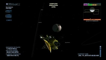 Sonda New Horizons cerca de Plutón