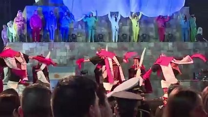 Kirchner y Morales inauguran monumento