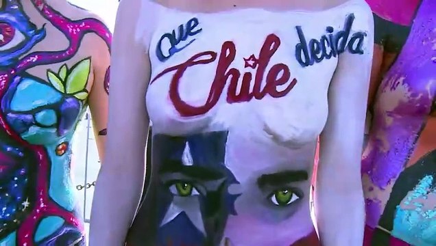 Chilenos protestan en vísperas de la Copa América