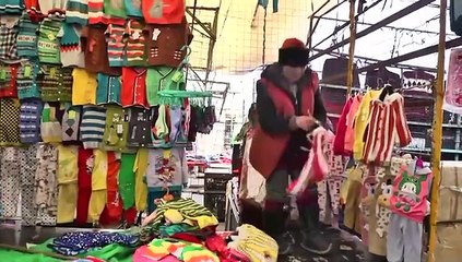 Los mongoles disfrutan del frío polar