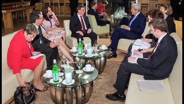 Histórica reunión entre cancilleres de EEUU y Cuba