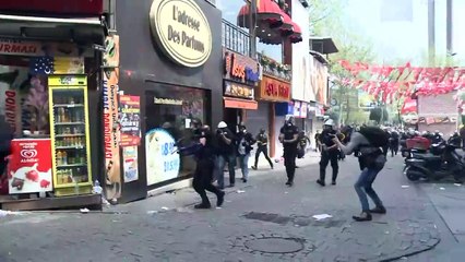 Policía turca reprime manifestación por el 1º de Mayo