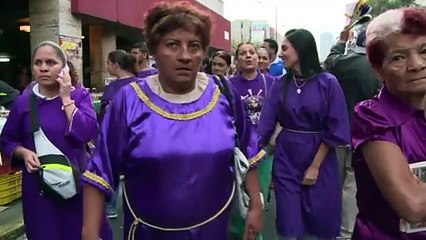 Caraqueños celebran el Miércoles Santo