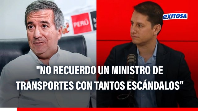 🔴🔵Rodolfo Pérez sobre Pérez Reyes: No recuerdo un ministro de Transportes con tantos escándalos y haya sido protegido