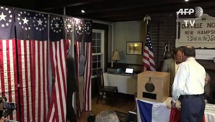Arranca jornada electoral de EEUU en poblado de New Hampshire