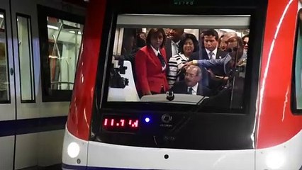 Recorrido de Danilo por la segunda línea del Metro