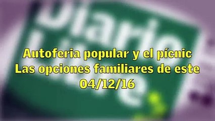 Las opciones familiares de este domingo 04 de dic