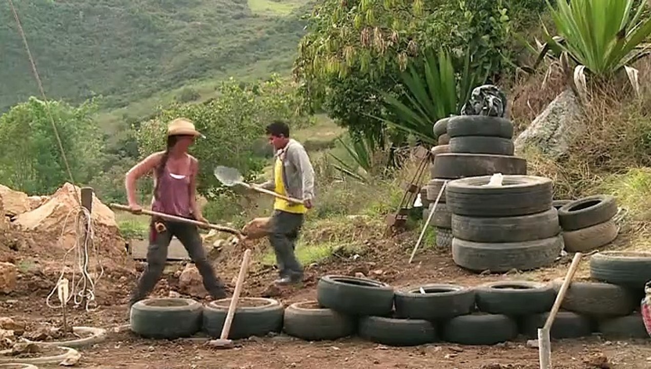 Llantas para construir casas