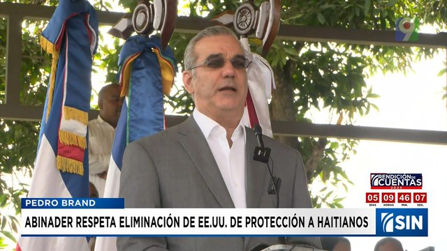 Abinader respeta las decisiones migratorias de Estados Unidos de revocar beneficio migratorio de haitianos | Emisión Estelar SIN