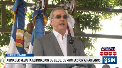 Abinader respeta las decisiones migratorias de Estados Unidos de revocar beneficio migratorio de haitianos  | Emisión Estelar SIN