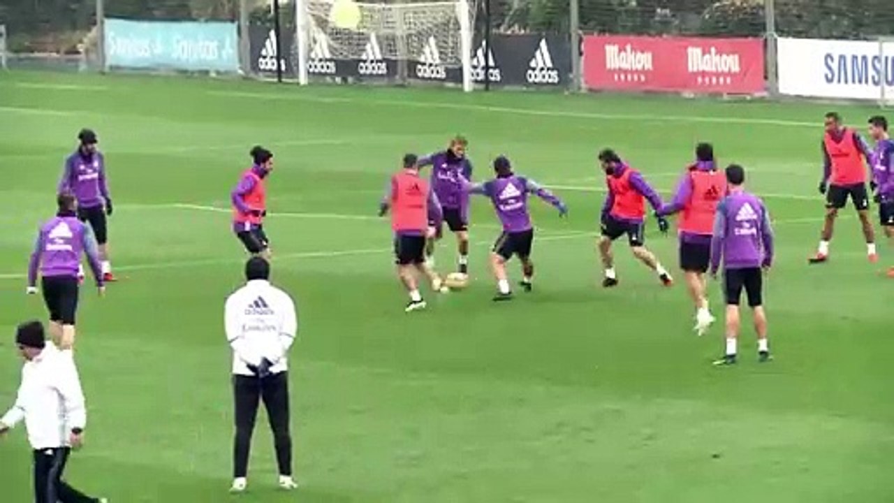 Real Madrid enrenamiento